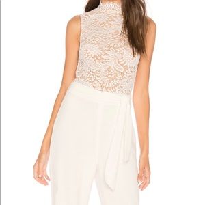 Misha Collection Size 6 Ivory Jumpsuit